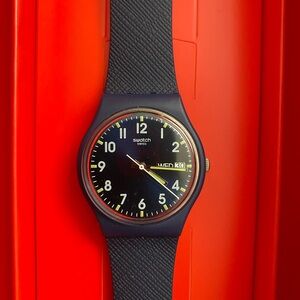 Swatch Navy Blue Watch